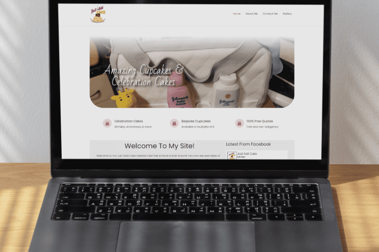 Just Add Cake Website