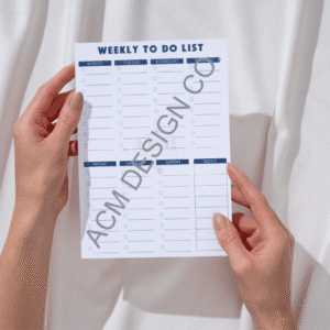 Weekly To Do List Tracker